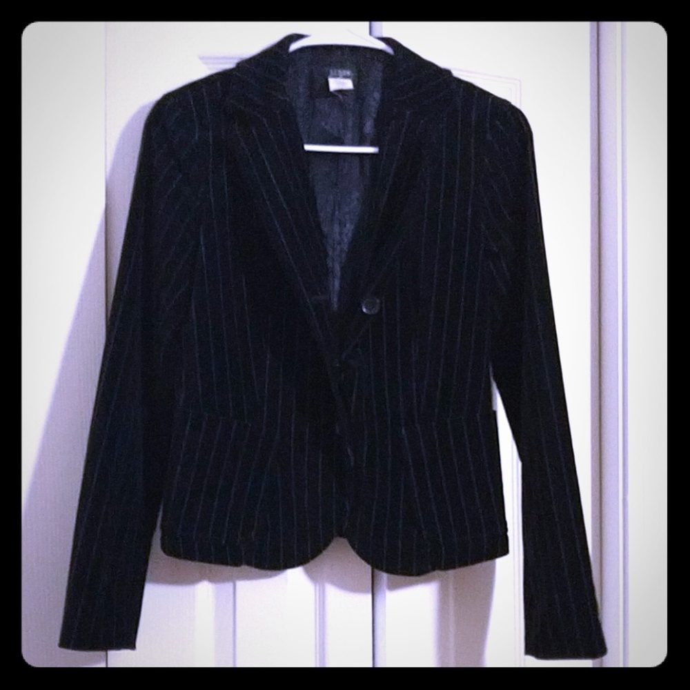 Black Velvet J Crew Blazer